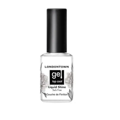LONDONTOWN Liquid Shine Tack Free Gel Top Coat, Lock in Pigments and Prevent Fading