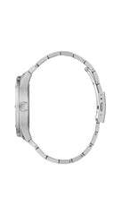 GUESS US Men's Silver-Tone Multifunction Watch, one