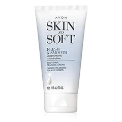 Avon Skin So Soft Fresh & Smooth Hair Removal Cream - Body Hair Remover with Moisturizing Formula, Smooth Skin with Meadowfoam Oil