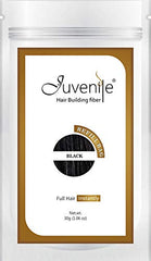 Juvenil Hair Fibers Refill Pack, Black, 30g
