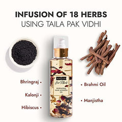Kapiva Bhringraj Hair Nourishing Oil (200 Ml) 100% Ayurvedic, Voluminous Hair Within 90 Days, Provides Hair Nourishment, Pack of 1