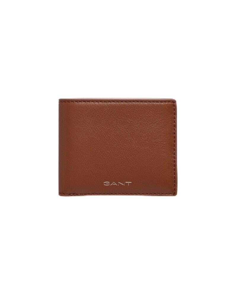 GANT Mens Leather Bifold Wallet Onesize - Sugar Almond