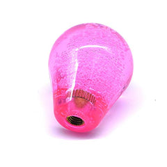 Arcity 2 Pieces Arcade Joystick Bat Top Big Head Oval Handle Knob American Type Pink and Pink Transparent for Zippy SANWA SEIMITSU Arcade1up Machine Console Cabinet New, HY-PJ094-6
