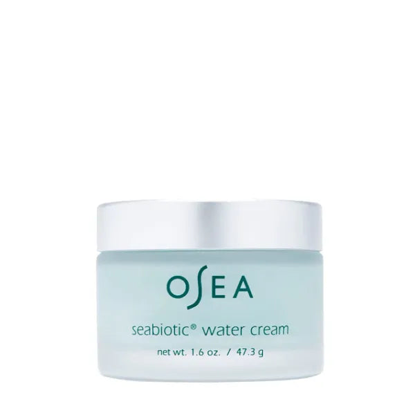 OSEA Seabiotic Water Cream 1.6 oz - Water-Based Face Cream with Squalene, Prebiotic & Probiotic Moisturizer - Clean Beauty - Vegan Face Moisturizer - Weightless Hydration