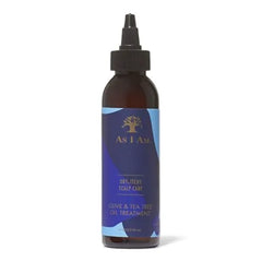 As I Am Dry and Itchy Scalp Care Oil Treatment 4 ounce Enriched with Salicylic Acid, Olive Oil, and Tea Tree Oil Fights Dandruff, Seborrheic Dermatitis, and Psoriasis, Blue