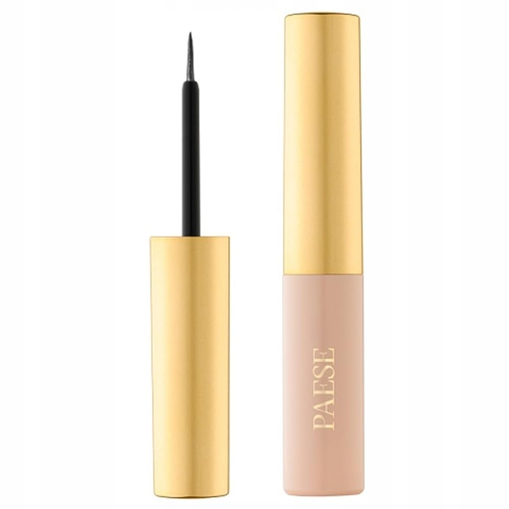 Paese Cosmetics Liquid Eyeliner Paese Eyegasm Waterproof Liquid Matte Finish, Long Lasting Smudge Resistant, Vegan. (01 Black)