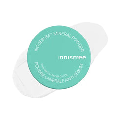 Innisfree No Sebum Matte Mineral Powder, Korean Loose Setting Powder for Blurring, Shine Control, Fragrance-Free, Translucent