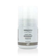 Green People Scent Free Deodorant With Prebiotics, Suitable for Sensitive Skin - Organic, Cruelty Free & Vegan, 75ml