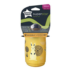 Tommee Tippee Sippee Trainer Cup Sippy Bottle For Toddlers, Leakproof 390ml, 12M+, Yellow