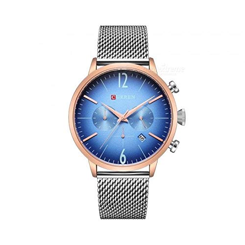 Curren Casual Watch For Unisex Analog Metal - CR 8313 - Silver