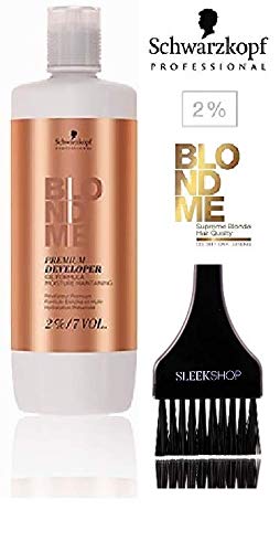 Schwarzkopf Professional BLONDE ME Premium DEVELOPER Oil Formula (STYLIST KIT) 33.8 oz / 1000ml BLONDME (2% ; 7 Volume)