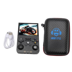 XUMIUZIY Retro Handheld Game Console, Supports 60+ Emulator Games, 3.5 Inch IPS Screen Portable Pocket Video Player, 4000mAh Battery, Powerful Chipset RK3326 1.5GHZ (128GB)