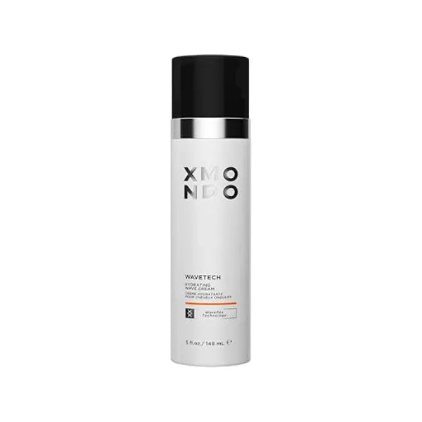 XMONDO Hair Wavetech Hydrating Wave Cream, Vegan Formula Wavy Hair Curl Cream with Coconut and Argan Oil for Definition, Breakage Protection, and Hair Hydration, 5 Fl. Oz