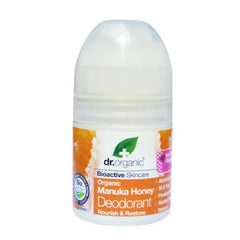 Dr. Organic Manuka Honey Roll on Deodorant/Suits Sensitive Skin Gift Fro You 2 X 50ml