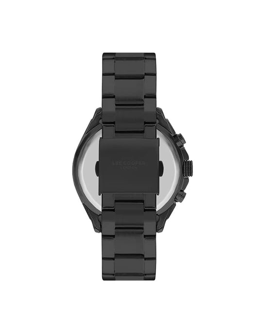 Lee Cooper Men's Multi Function Black Dial Watch - LC07546.650