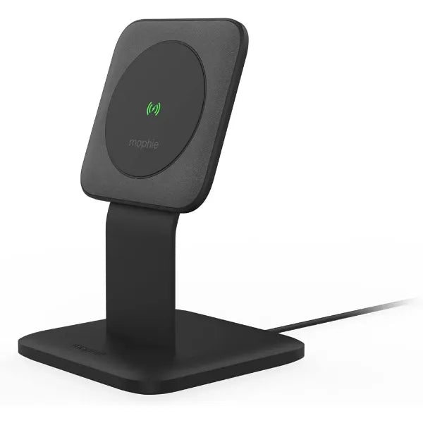 Mophie 15W Wireless Charging Stand – MagSafe & Snap Compatible Fast Charger for iPhone, Samsung Galaxy, Google Pixel & Qi Devices