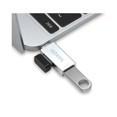 Mowsil USB-C to Dual USB Hub, USB 3.0 USB 2.0 Zinc Alloy Material