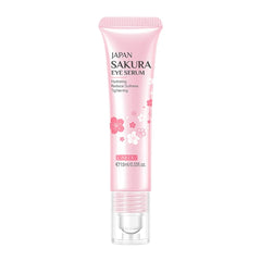 Azonee 2-in-1 Sakura Eye Serum and Eye Roller, Eye Serum For Dullness, Dryness, Fine Lines, Repair Wrinkles Under The Eyes, Intense Hydrating Eye Treatment Serum Oil