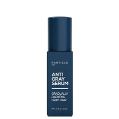 Particle Anti-Gray Serum for Men – Gradually Reduces Gray Hair on Head & Beard Without Dye – Natural Gray Reduction with Silverfree, Vitamin A, Melitane & Allantoin – Peroxide & Ammonia Free