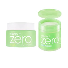 BANILA CO Clean It Zero 2 Step Pore Care Set Pore Clarifying Cleansing Balm 100ml + Green Peel Toner Pads Korean Skincare for Combination & Oily Skin AHA PHA, Tea Tree & LHA Vegan