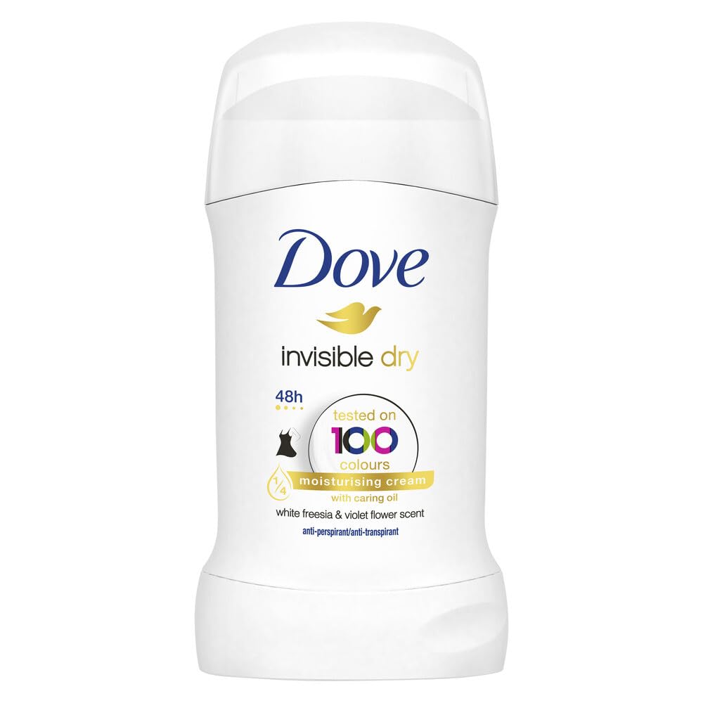 Dove Advanced Care Invisible Dry Anti-Perspirant Cream Women's Deodorant Stick with pro-ceramide technology for 72 hours sweat protection 50 ml