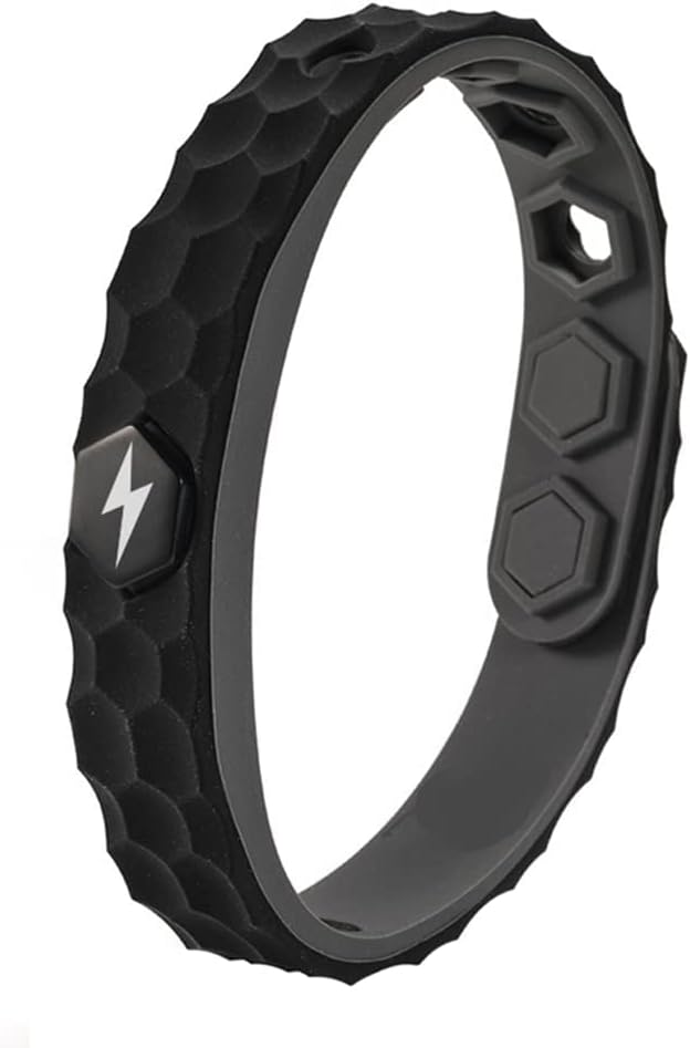 MAKINGTEC Anti Static Wristband,Wireless Rhombus Antistatic Wrist Strap,Strap Anti Shock Wristband Silicone Improve Sleep Winter Electrostatic Removal Bracelet for Men and Woman