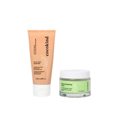 Cocokind Everyday Essentials Bundle, Oil to Milk Cleanser and Texture Smoothing Cream, Oil Cleanser and Face Moisturizer