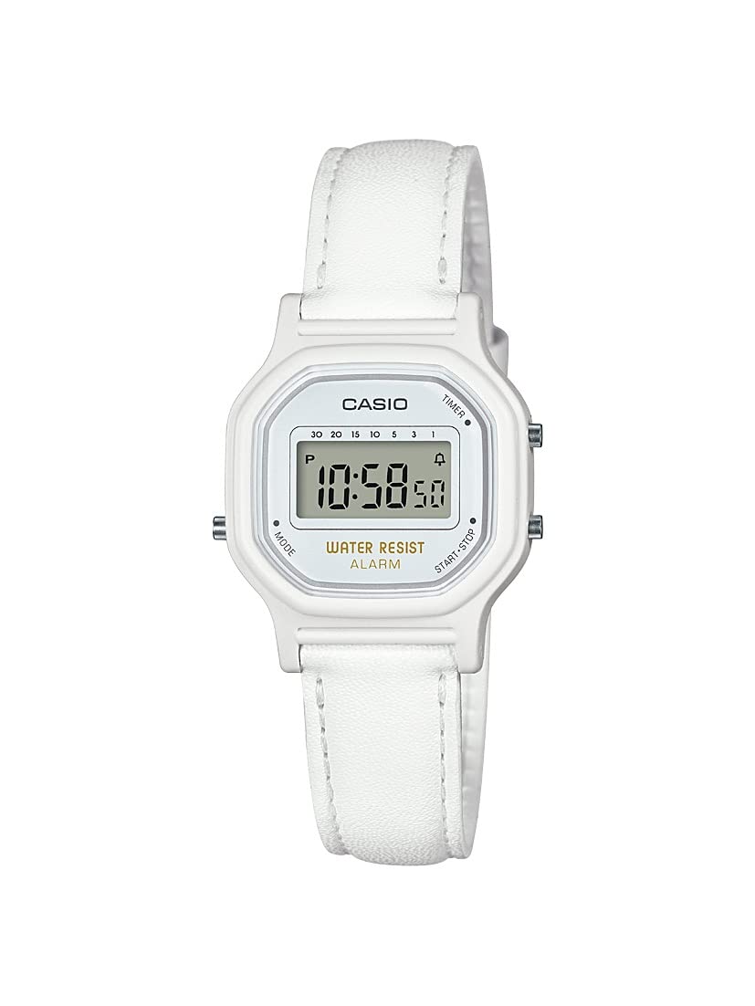 Casio 'Classic' Quartz Resin Casual Watch White/Grey