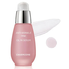 CHARMZONE Anti-Wrinkle Pink Oil-In Serum – Hydrating & Firming Korean Skincare | Face Serum with Bulgarian Damask Rose & Plant-Based Oils for Soothing & Moisturizing Dry, Sensitive Skin (1.69 fl oz)