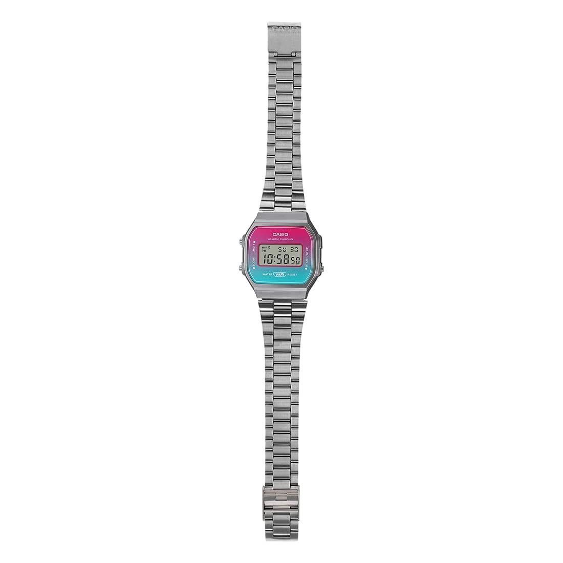 Casio Unisex-Adult Quartz Watch Turqouise / Pink / Silver