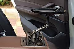 Cup Holder Tray for Car - Enjoy Your Meal and Stay Organized - Adjustable Car Tray Table with Surface, Phone Slot, and 360° Swivel Arm - Car Food Table for Cup Holders Wide (Long)