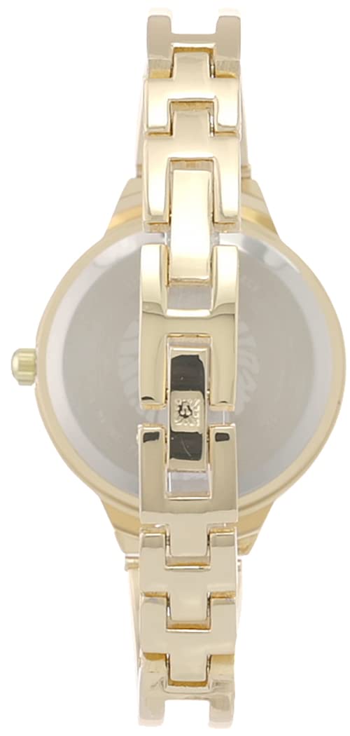 Anne Klein Women's Genuine Diamond Dial Open Bangle Watch