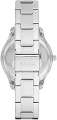 Fossil Women's Stella Three-Hand Date, Stainless Steel Watch, ES5130