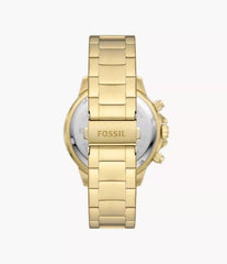 Fossil Bannon Multifunction Gold-Tone Stainless Steel Mens Watch - BQ2755