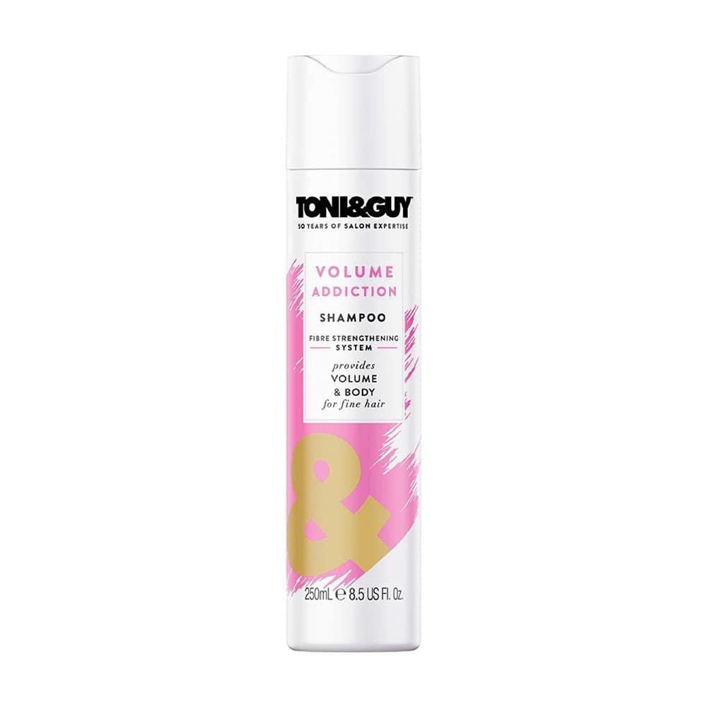 Toni & Guy Volume Addiction Shampoo for Unisex Provide Volume & Body for fine Hair - 8.5 oz