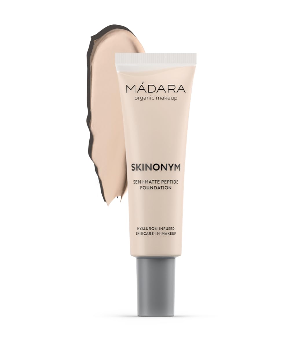 MÁDARA Organic Skincare, Skinonym Semi-Matte Peptide Foundation (#10 Porcelain)