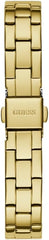 GUESS Women's 25mm Watch - Gold Tone Bracelet Champagne Dial Gold Tone Case