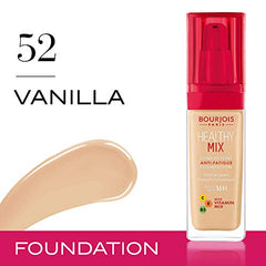 Bourjois Healthy Mix Anti Fatigue Foundation 30ml Sealed - 52 Vanilla