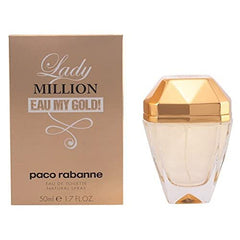 ---Paco Rabanne Lady Million Eau My Gold! - perfumes for women, 50 ml - EDT Spray