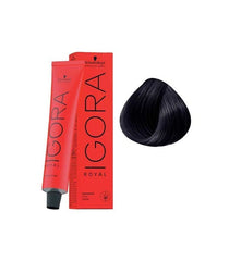 Schwarzkopf Professional Igora Royal Permanent Hair Color, 1-1, Blue Black, 60 Gram