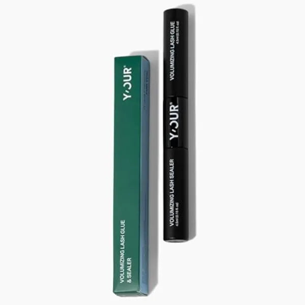 Y’OUR Voluminizing Lash Glue & Sealer Waterproof, Long Lasting Adhesive for Falsies & Clusters Natural Look, No Irritation, Latex Free, DIY Eyelash Extension at Home