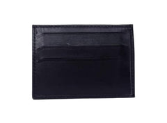 Card Holder Wallet for Men, Genuine Leather (Black)