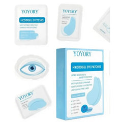 YOYORY Anti-Aging Hydrogel Eye Patches - 30 Pairs for Dark Circles, Eye Bags & Fine Lines | 24K Gold, Retinol & Collagen Infused Non-Irritating Moisturizer (Gold)