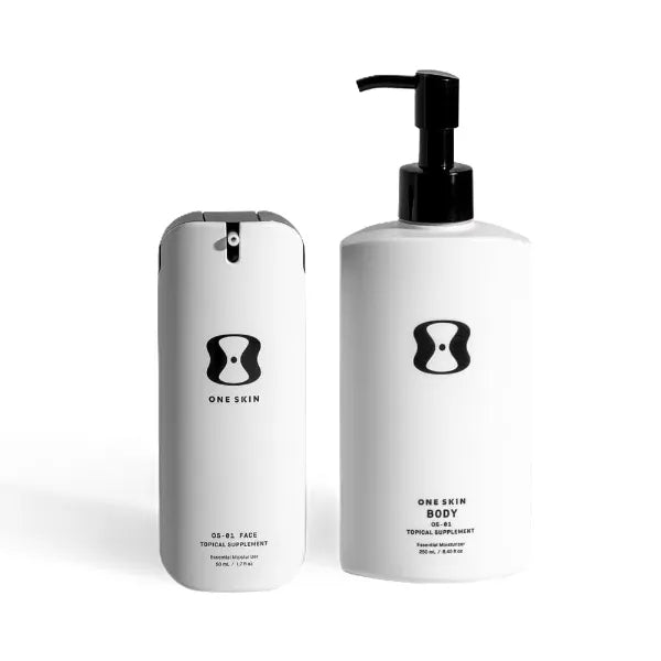 OneSkin FACE & BODY OS-01 Peptide Topical Supplement | Skin Longevity Age Reversal Body Moisturizer & Face Moisturizer