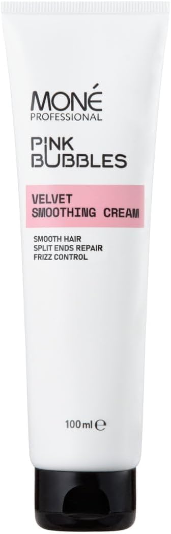 MONÉ Professional - Velvet Smoothing Hair Cream – Anti-Frizz Leave-In Treatment for Dry and Damaged Hair – Moisturizing, Heat Protection, Lightweight Formula for Soft, Silky Hair – 100 ml