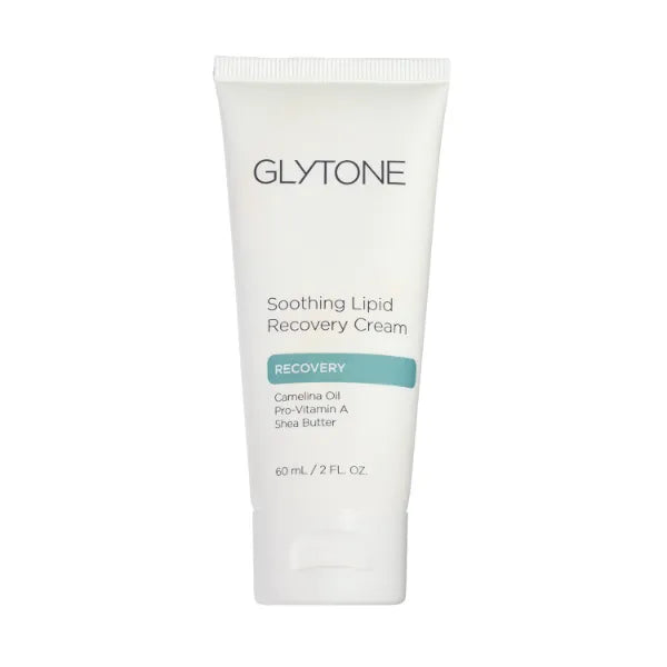 Glytone Soothing Lipid Recovery Cream | Face Moisturizer Hydrates, Calms & Restores Skin Barrier with Camelina Oil, Pro-Vitamin A & Shea Butter | Soothing Cream for Dry and Sensitive Skin - 2 fl oz