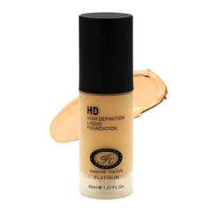 Fashion Colour High Definition Platinum Foundation II Oil-Free, Long Lasting, Waterproof and For Flawless Skin,30ml (Shade 05)