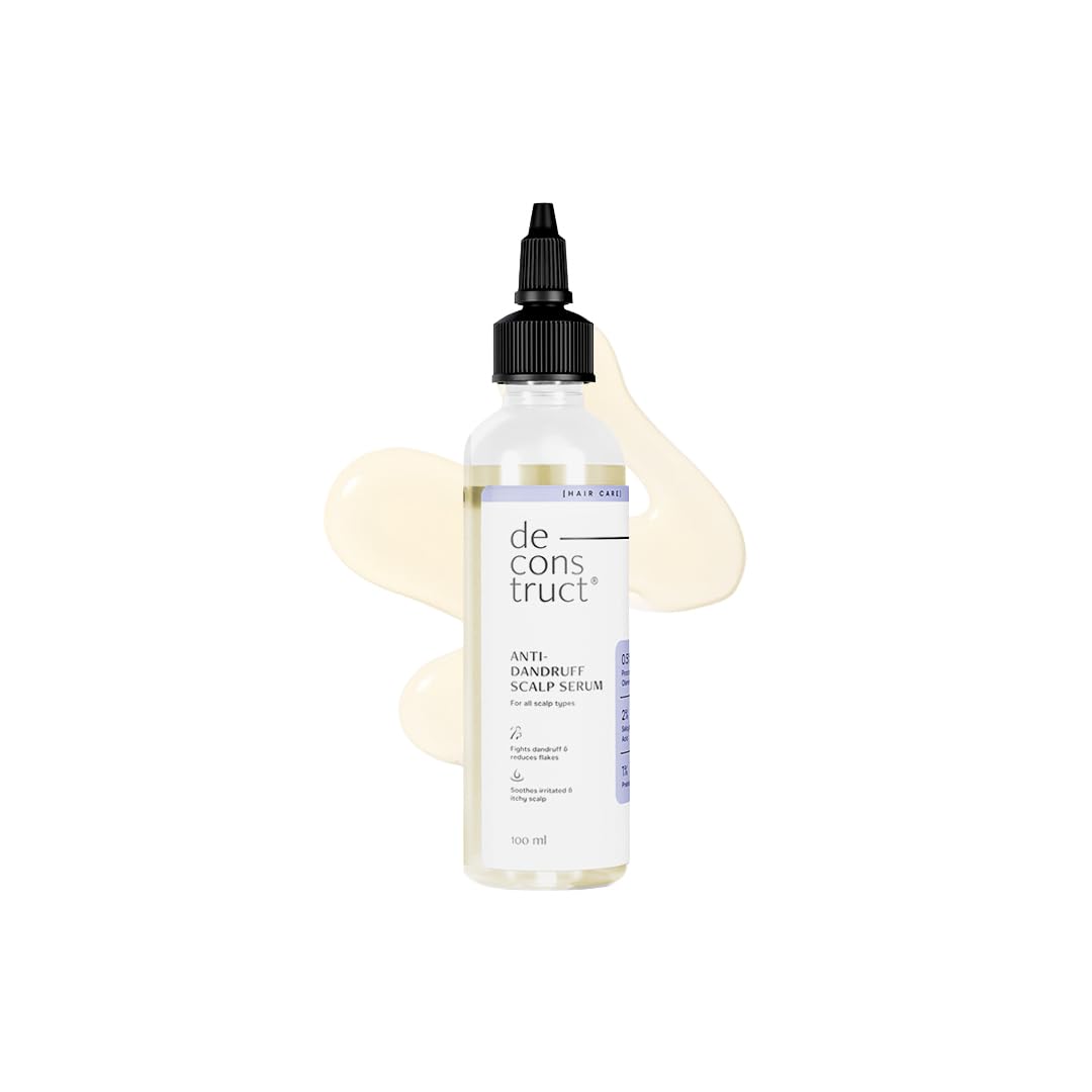 Deconstruct Anti-Dandruff Scalp Serum|Contains 2% Salicylic Acid + 1% Prebiotic + 0.5% Piroctone Olamine|Dandruff Remover|Sulphate&Paraben Free - 100Ml