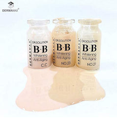 DERMAMAX Colour Serum for Microneedling, BB Serum Ampoule, Colour No. 21 for Light Skin Tones, Use with Dermapen, Dermaroller or MTS