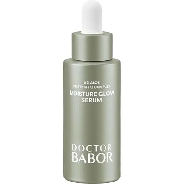 BABOR Microbiomic Moisture Glow Serum, Probiotic Face Serum with Light Reflecting Pigments to Give Skin Radiant Glow, Hyaluronic Acid & Aloe Vera for Plump Moisturized Skin, 1 oz